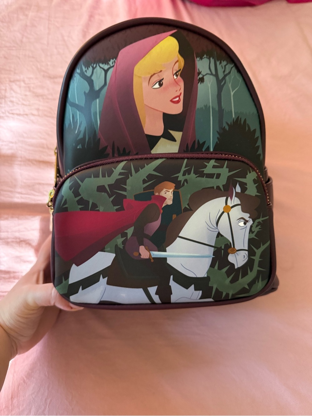 Loungefly Disney’s Sleeping Beauty Aurora Once Upon a Dream Backpack